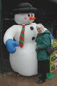 Mum & snowman, Snowhill Garden Centre, Copthorne