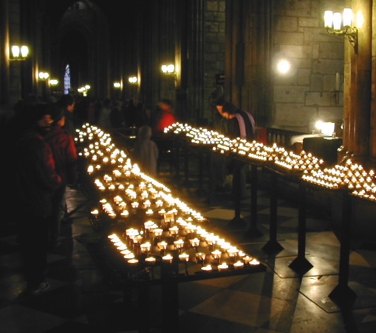 Candles, Notre Dame