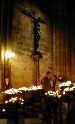 Candles and crucifix, Notre Dame